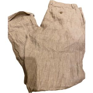 Murano Baird McNutt Linen slacks. Easy breezy summer pants. Italian quality.